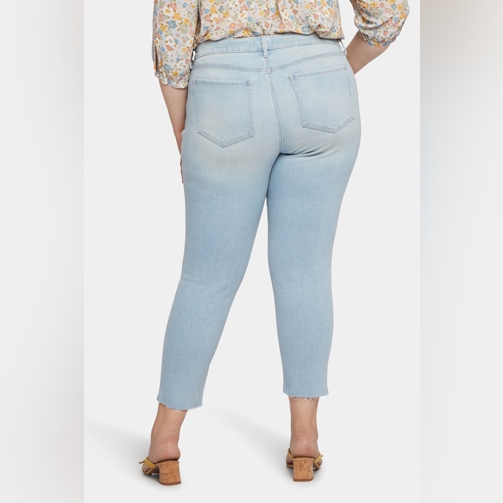 NYDJ Alina Skinny Ankle Jeans In Plus Size Blue Valley Jeans Size 18W - Picture 2 of 10